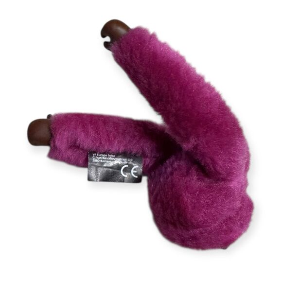 Kipling Pink Plush Monkey Keychain Live Light -‎ Azalea Pink 2.75"H - Picture 2 of 2